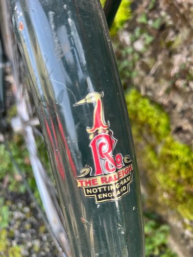 Vintage Raleigh All Steel Superbe Men's Bicycle 23 Inch Frame