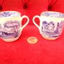Antique1840's "Copeland Spodes/Itallian England" Coffee Cups Image 2