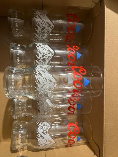 coors beer pint glasses