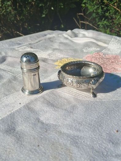 Sterling Silver Cruet Set(77 grams)