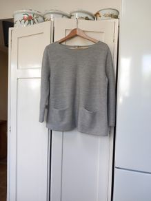 Cos Grey 100% Wool Sweater (L)