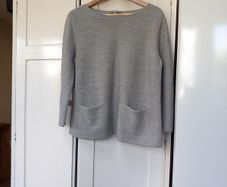 Cos Grey 100% Wool Sweater (L)