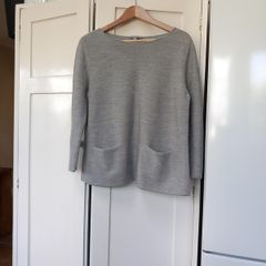 Cos Grey 100% Wool Sweater (L)