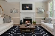 Geometric Rugs for Bedroom, 120x170cm Black and White Lines Fluffy Area Rugs for Living Room, Kids Room, Nursery Decor, Non-Slip Modern Shaggy Floor Carpet, Low Shedding