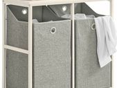 Double Laundry basket Free-standing Laundry