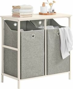 Double Laundry basket Free-standing Laundry