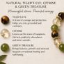 Menopause Wellness Bracelet - Tiger's Eye, Citrine & Green Gemstone Self Care Gift Image 3
