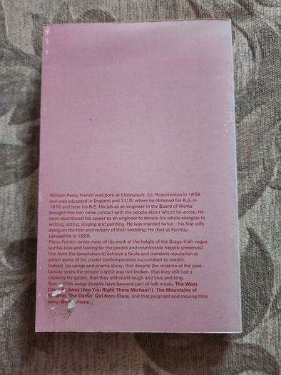 Percy French. Proes, Poems, &parodies. Helicon Limited.  Paperback In Good Condition.
