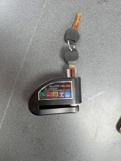 Motorbike Alarm Disc Lock