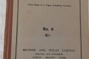 1954 Diary. Browne's Octavo diary.