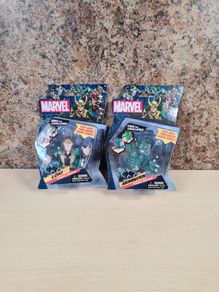Marvel action figure Finger Fighters LOKI and Abomination