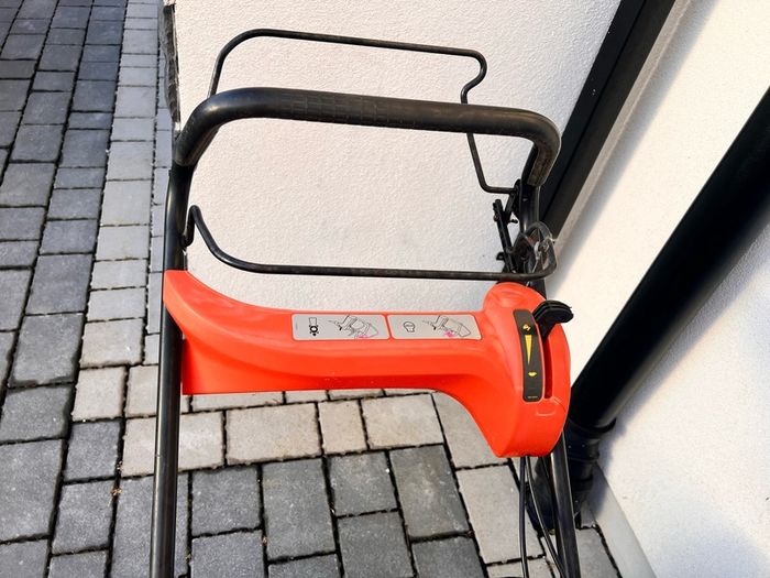 petrol lawnmower