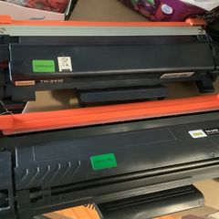 2 used empty printer toner cartridges