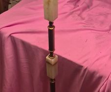 antique onyx + brass lamp