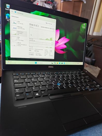 Dell Latitude 7480, i7-6600u, 8gb DDR4, 128gb NVMe-ssd, windows 11 pro, like new condition, battery over 6 hour