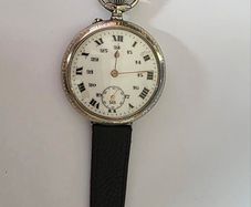 antique French wrist watch