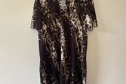 Boohoo Plus size Chain Print Scallop Hem Shift Dress - New