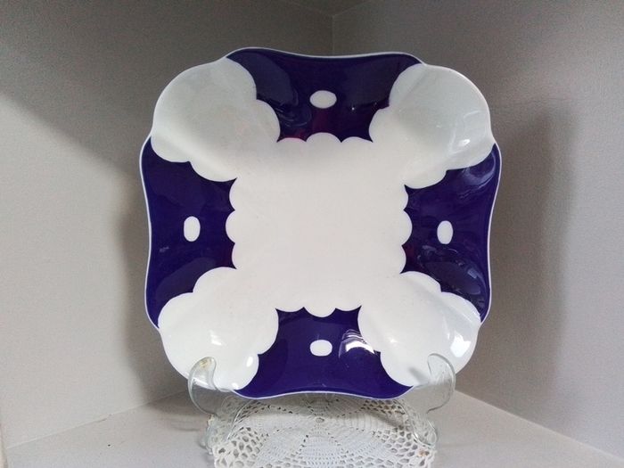 Blue/White Shallow Serving Bowl