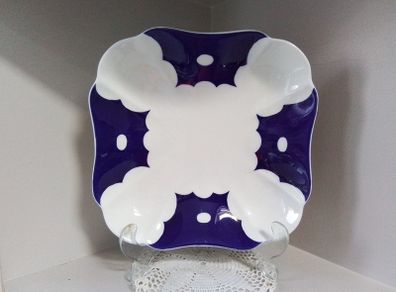 Blue/White Shallow Serving Bowl