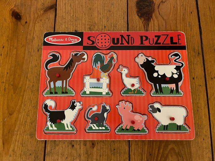 Melissa & Doug farm animal sound puzzle