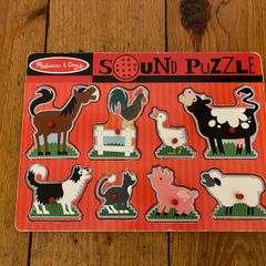 Melissa & Doug farm animal sound puzzle