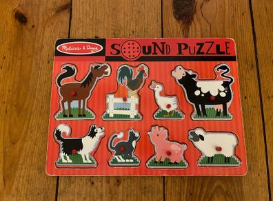Melissa & Doug farm animal sound puzzle