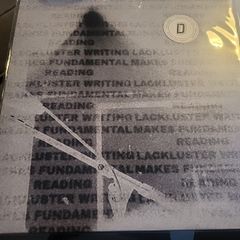 Makeshift Art Bar Dinked edition 45 rpm limited edition numbered clear vinyl