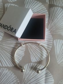 Pandora Moments Open Bangle in sterling silver