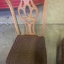 Oak dining table & 6 chairs Image 9