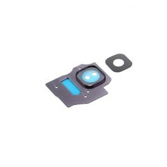 For Samsung Galaxy S8 Plus G955 Camera Lens Rear Back Glass Cover & Frame Grey - FHT33SMCL