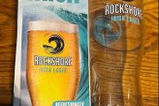Rockshore beer pint glass