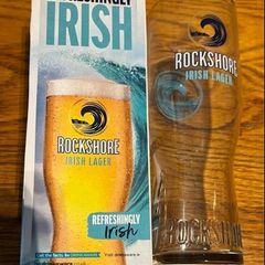 Rockshore beer pint glass