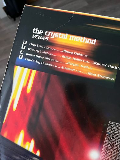 1997 the crystal method - Vegas 12" vinyl