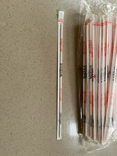 Coca Cola French Straws