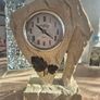 Newgrange Living Stone-Style Quartz Mantel Clock Image 2