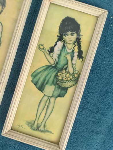 VINTAGE pictures in frames