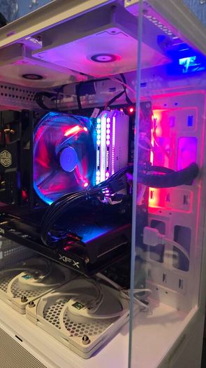 White Ryzen Gaming PC
