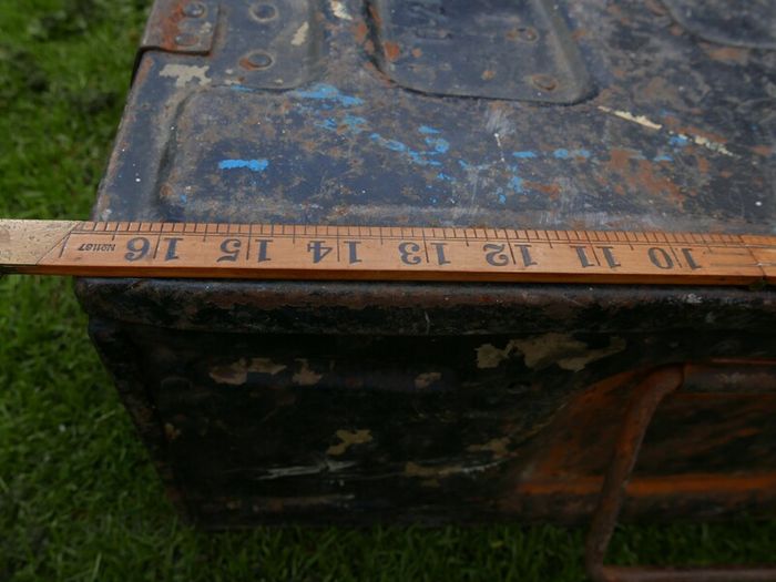 Vintage C216 British Ammo Box - WWII Military Munitions Case - 40MM Bofors - Dated 1944