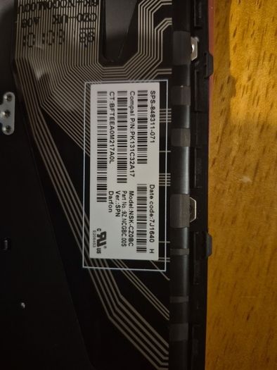 HP Zbook G3 Laptop Keyboard NEW