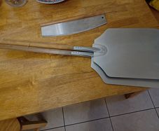 Pizza peels and cutter
