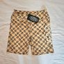 Von Dutch Beige Monogram Cycling/Sports/Gym Shorts RRP 80E Image 3