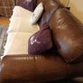 3 Seater Leather Sofa Image 2