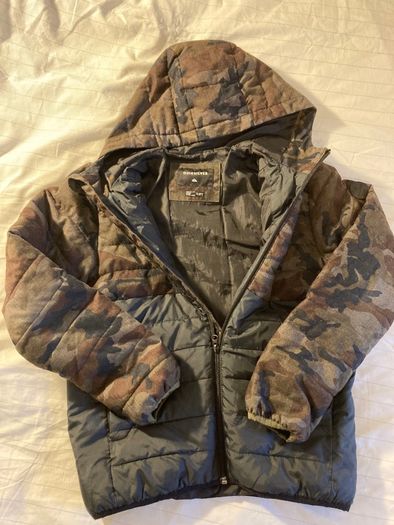 Quiksilver camo jacket -size 12 years old