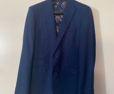 Marco Capelli navy slim fit 3 piece suit