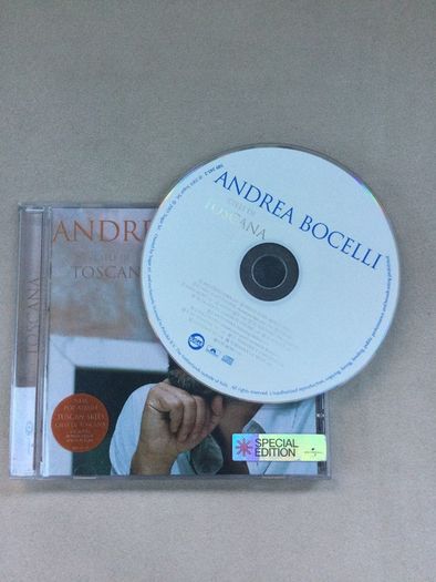 andrea bocelli toscana rare cd hits