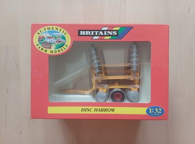 Britains Disc Harrow Vintage Farm Model Boxed MINT