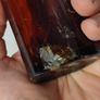 257 - Set of 3 Vintage Brown Glass Scanlan Cades Jennings Collectible Decorative Mineral Water Beer Bottles Image 4