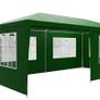 Gazebo 3 x 6 m UV Protection Water-Repellent 6 Side Panels Marquee Party Tent Window Garden Tent Solid Image 10