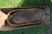 2 x Large Vintage Dough Bowls