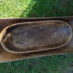 2 x Large Vintage Dough Bowls